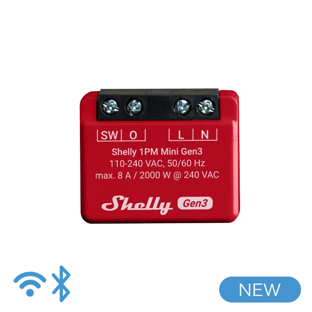 Shelly Plus 1PM Mini Gen 3